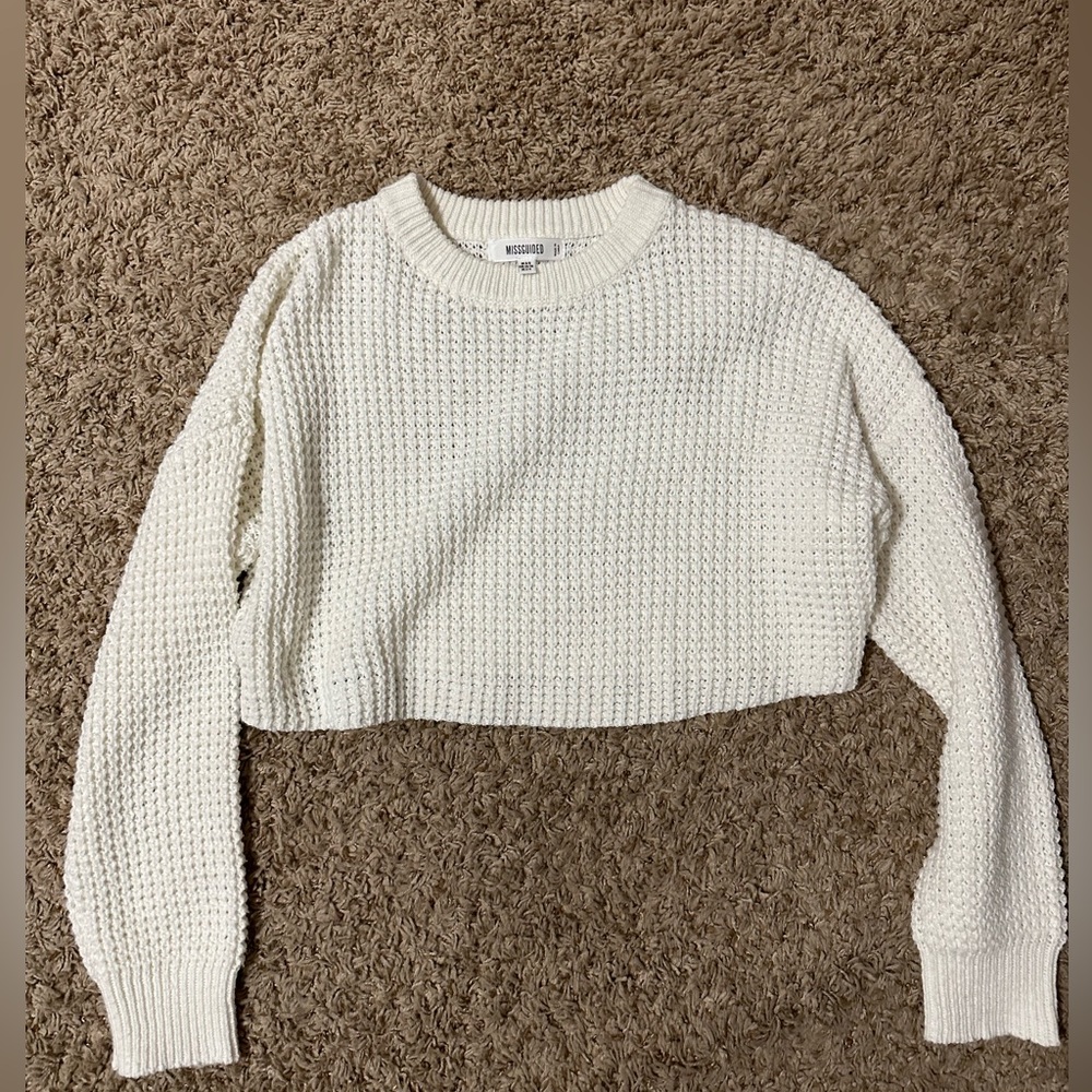Misguided cropped sweater